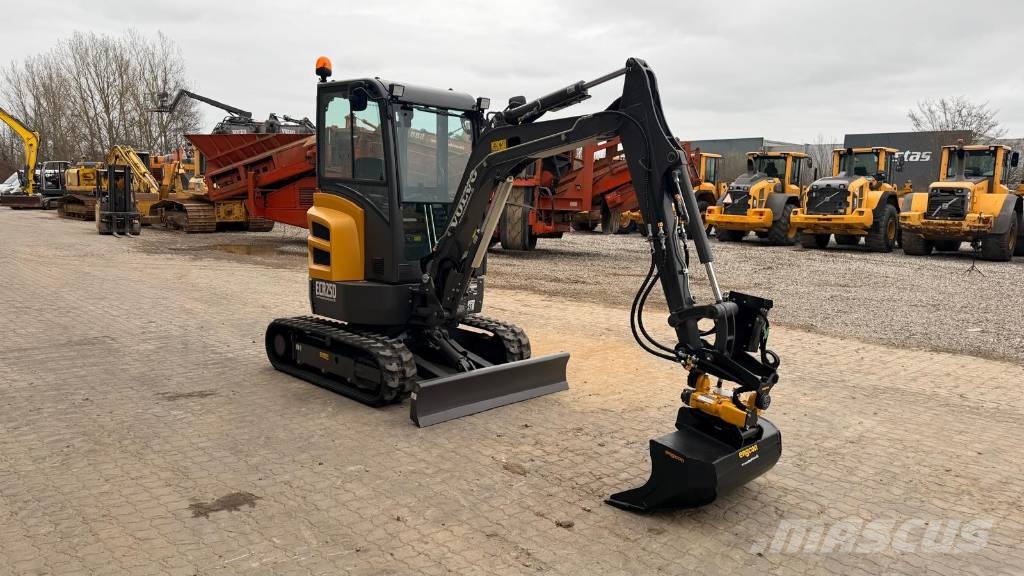 Volvo ECR 25 D Mini ekskavatörler, 7 tona dek