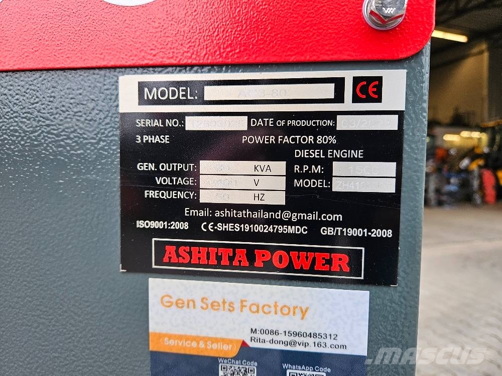 Ashita Power AG3-80 Dizelski agregati