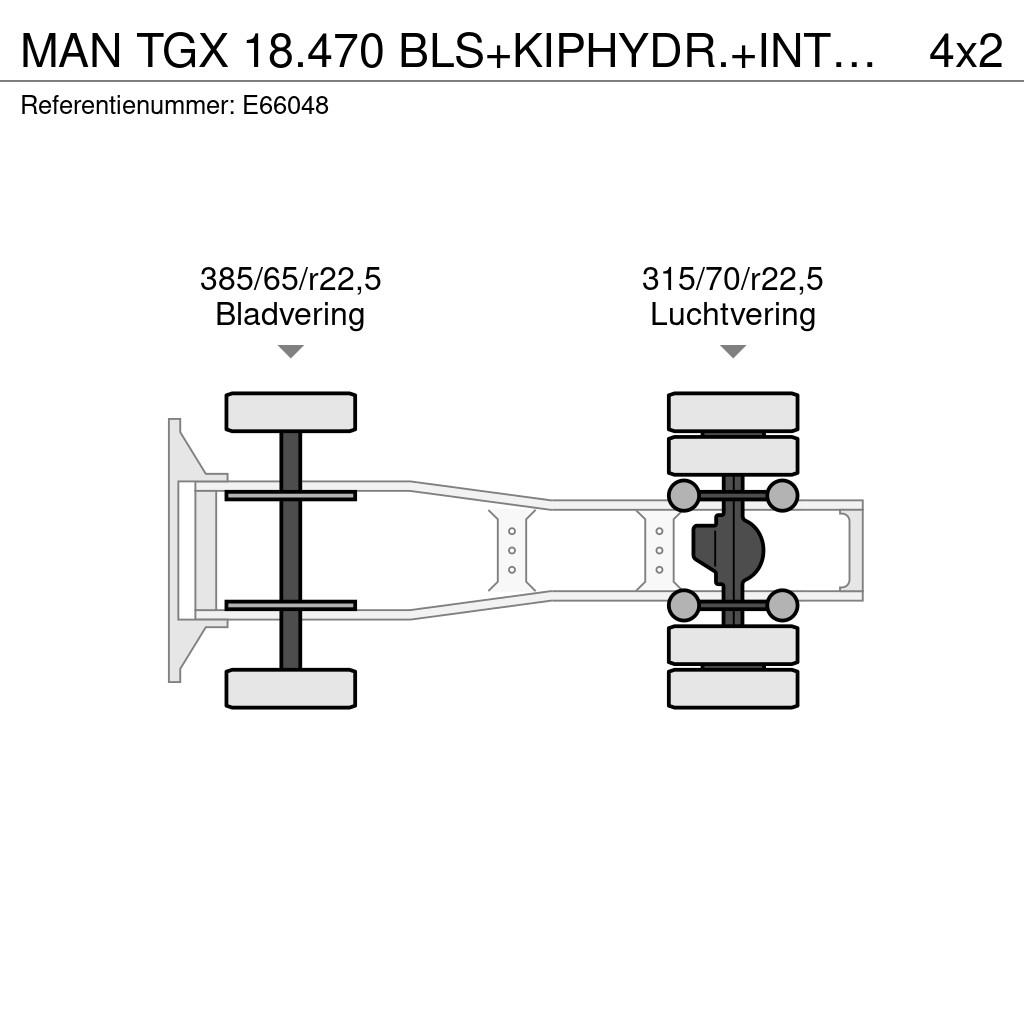 MAN TGX 18.470 BLS+KIPHYDR.+INTARDER Prime Movers