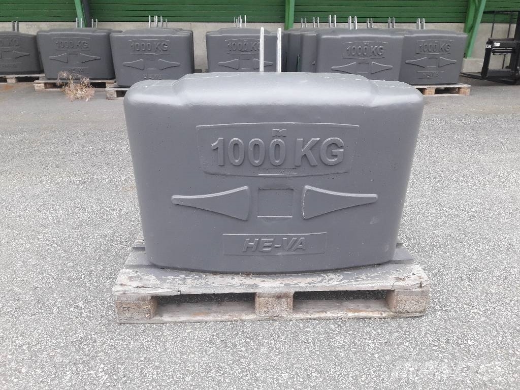 He-Va Etupaino 1000kg 前配重块