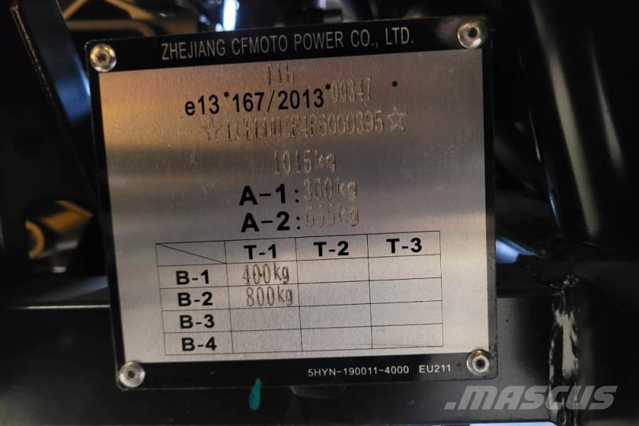 CFMoto UFORCE600 Valid Inspection, *Guarantee! Dutch Regi ATV