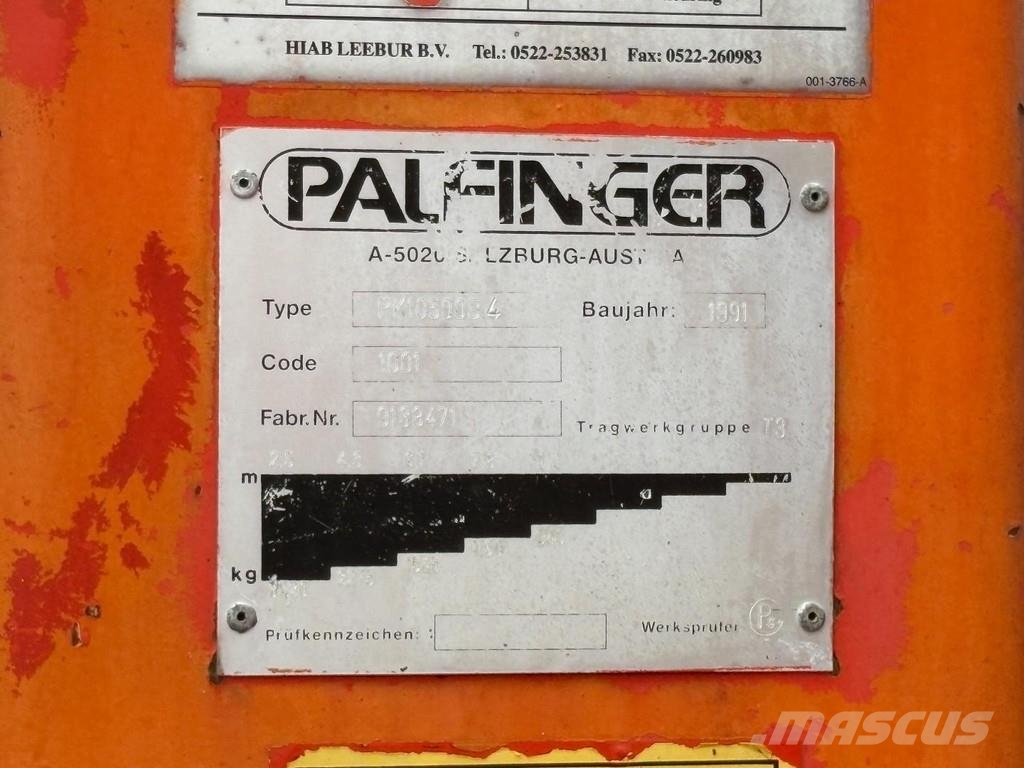 DAF 2300 + PALFINGER PK10500B4---3X EXT. + 4X4 + 3-SID Rabljeni žerjavi za vsak teren