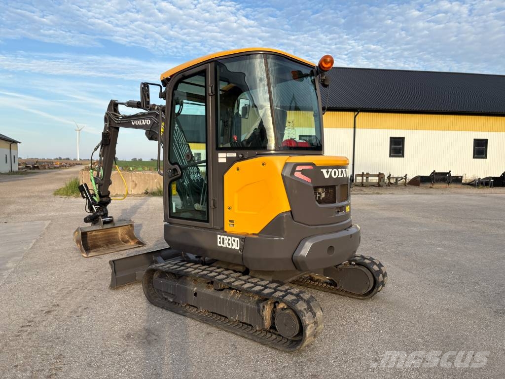 Volvo ECR35D minigrävare, rototilt, svensksåld Minigravere <7t
