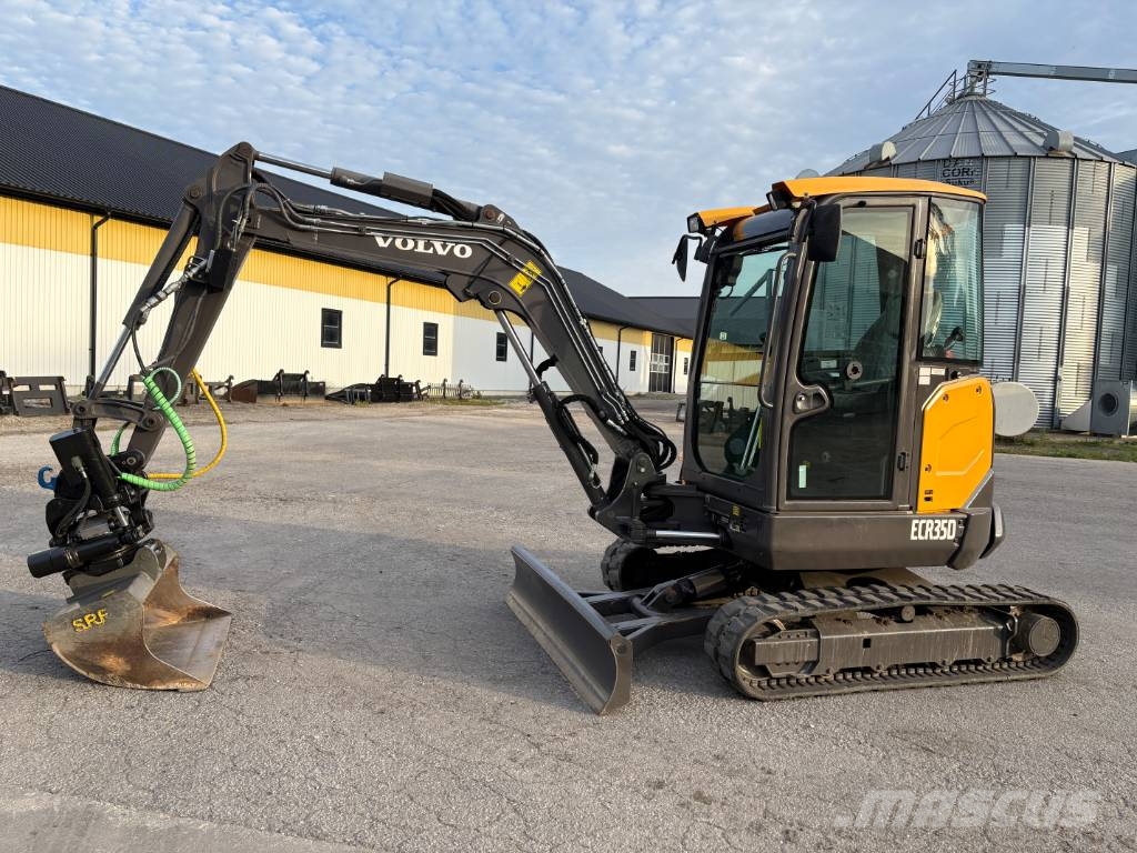 Volvo ECR35D minigrävare, rototilt, svensksåld Minigravere <7t