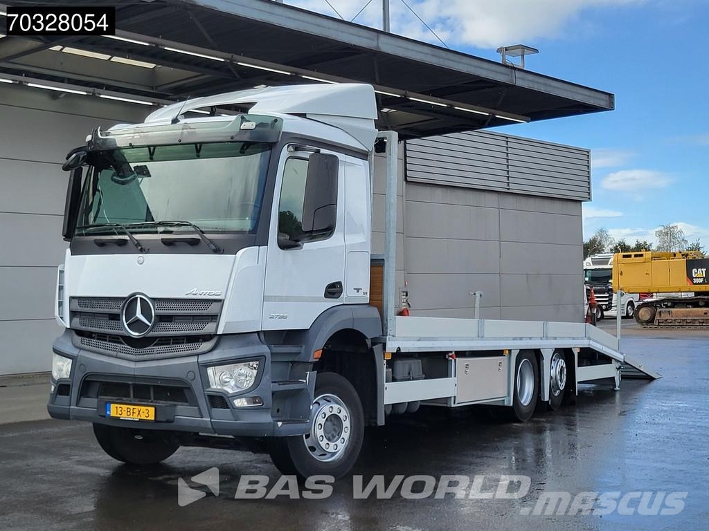 Mercedes-Benz Antos 2735 6X2 Machine transporter Oprijwagen Hydr Автовози