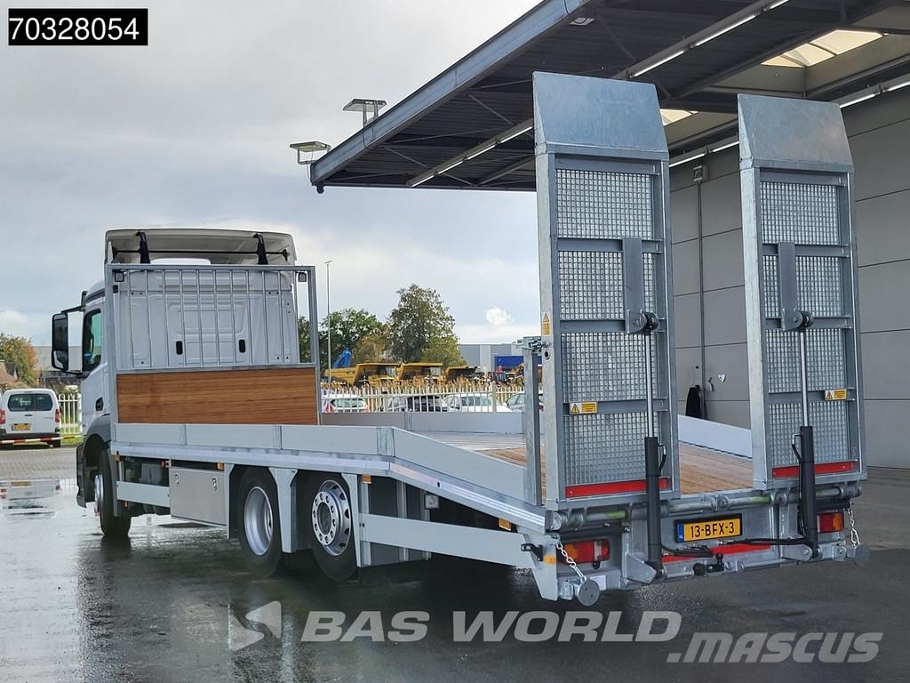 Mercedes-Benz Antos 2735 6X2 Machine transporter Oprijwagen Hydr Автовози