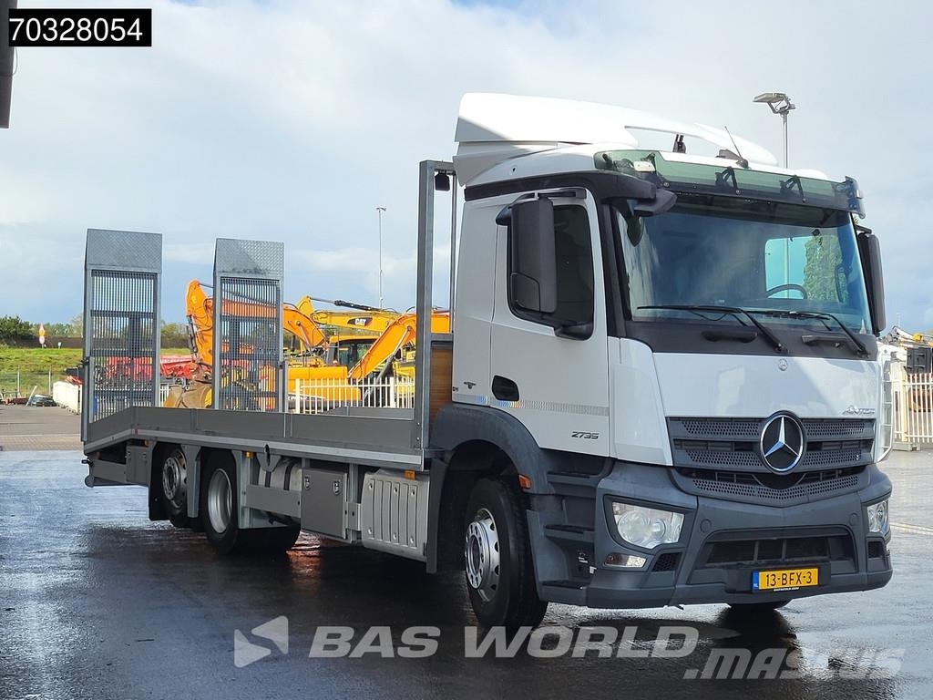 Mercedes-Benz Antos 2735 6X2 Machine transporter Oprijwagen Hydr Автовози