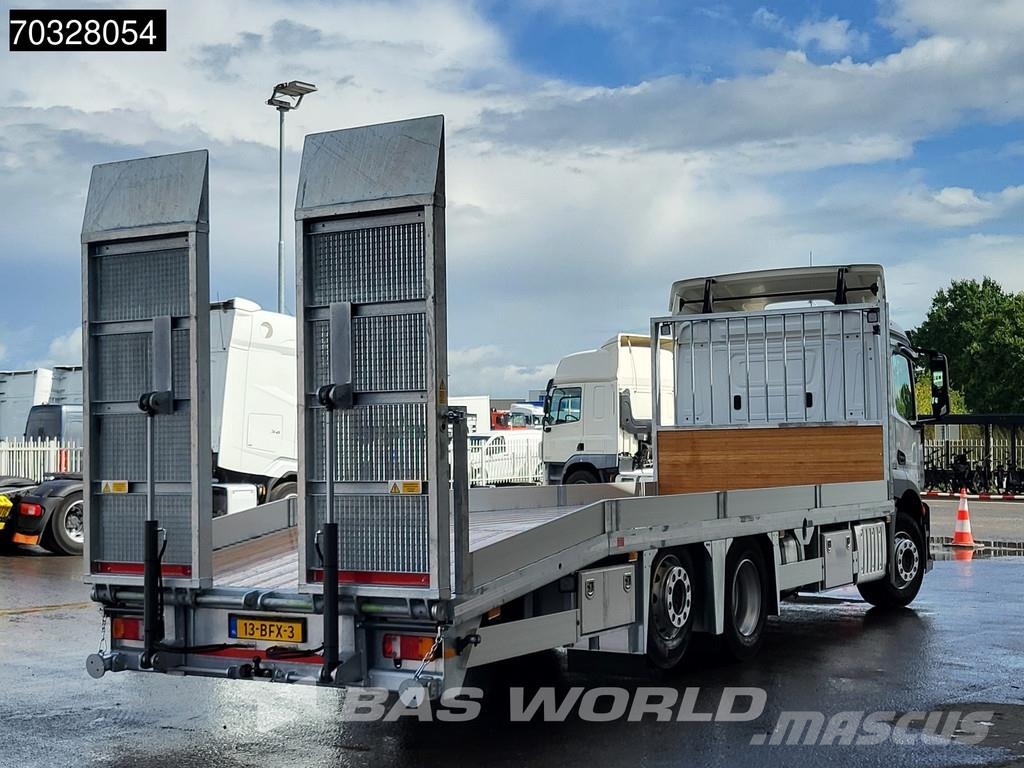 Mercedes-Benz Antos 2735 6X2 Machine transporter Oprijwagen Hydr Автовози
