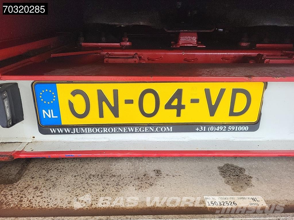 Jumbo T0180 LZV B-Double Tailgate LBW Steering Axle Semi remorque fourgon