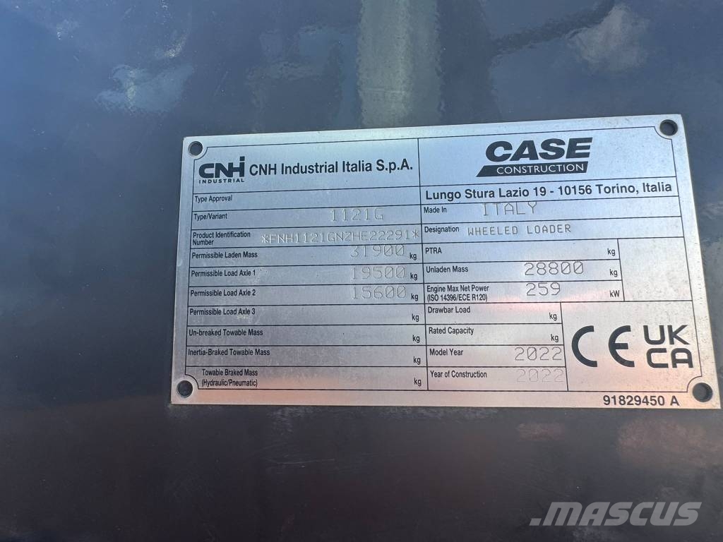 CASE 1121 G Wheel loaders