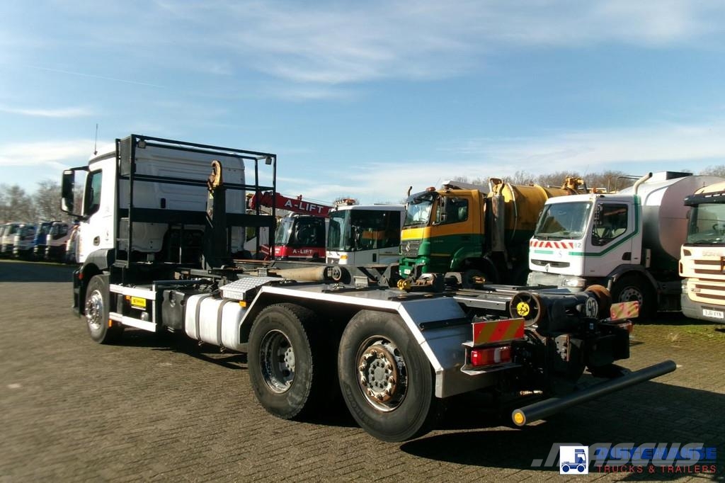 Mercedes-Benz Antos 2543 6x2 Euro 6 Marrel container hook 18t 吊鉤式起重車