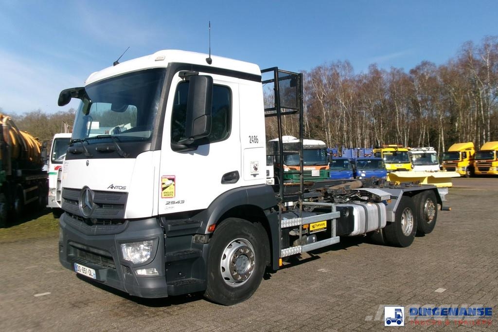Mercedes-Benz Antos 2543 6x2 Euro 6 Marrel container hook 18t 吊鉤式起重車