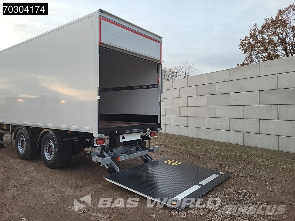 SYSTEM TRAILERS LPRS18 NEW Tailgate, Steering Axle Kofferauflieger