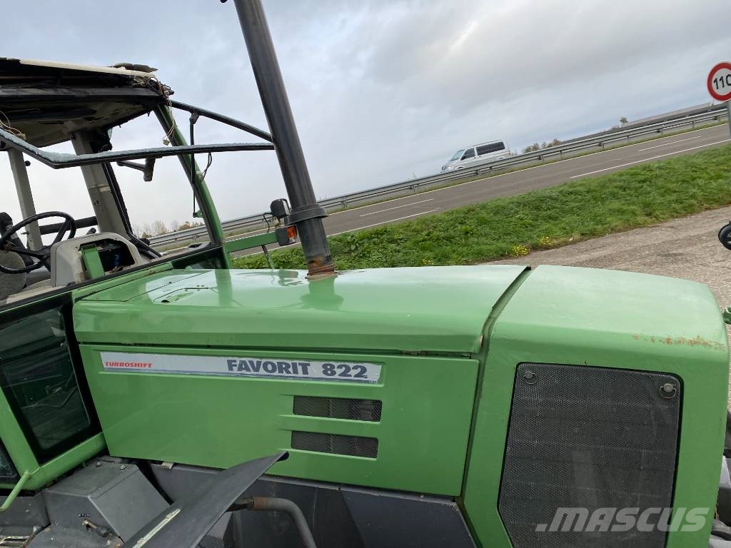 Fendt 822 TURBOSHIFT 1er Main/Certificat CE endommagé Traktorid