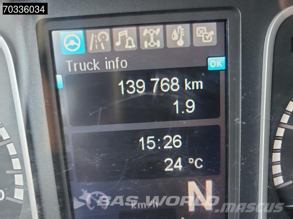 Mercedes-Benz Atego 1523 4X2 15tonner 5mtr Box 2000kg Tailgate A Box trucks