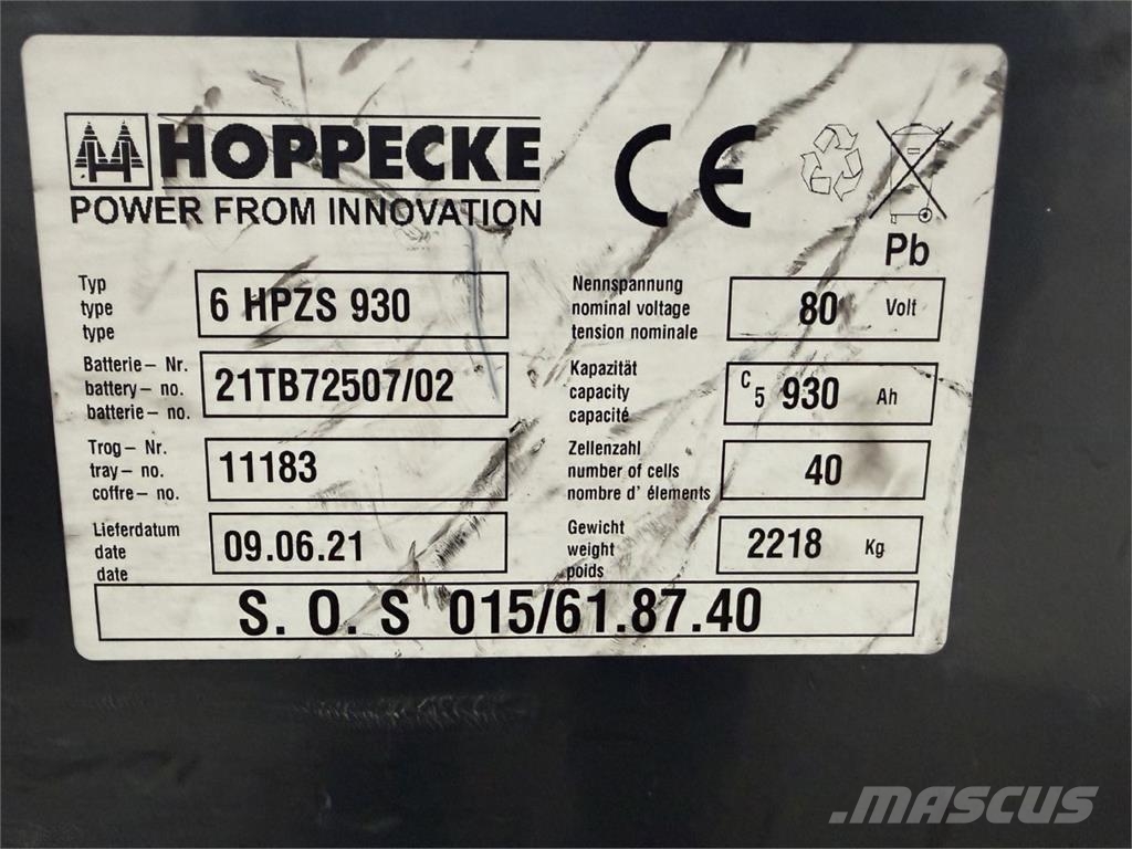 Hyster J5.0XN Elektrische heftrucks