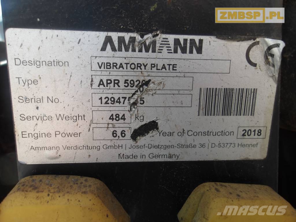 Ammann APR 5920 Vibratori