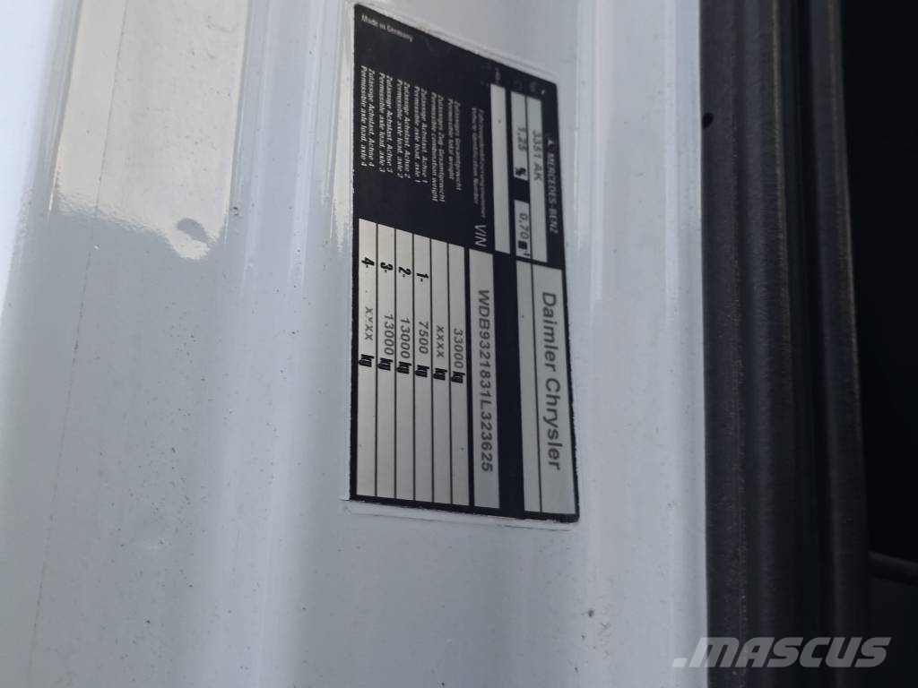 Mercedes-Benz Actros 3335 AK Kamioni-šasije