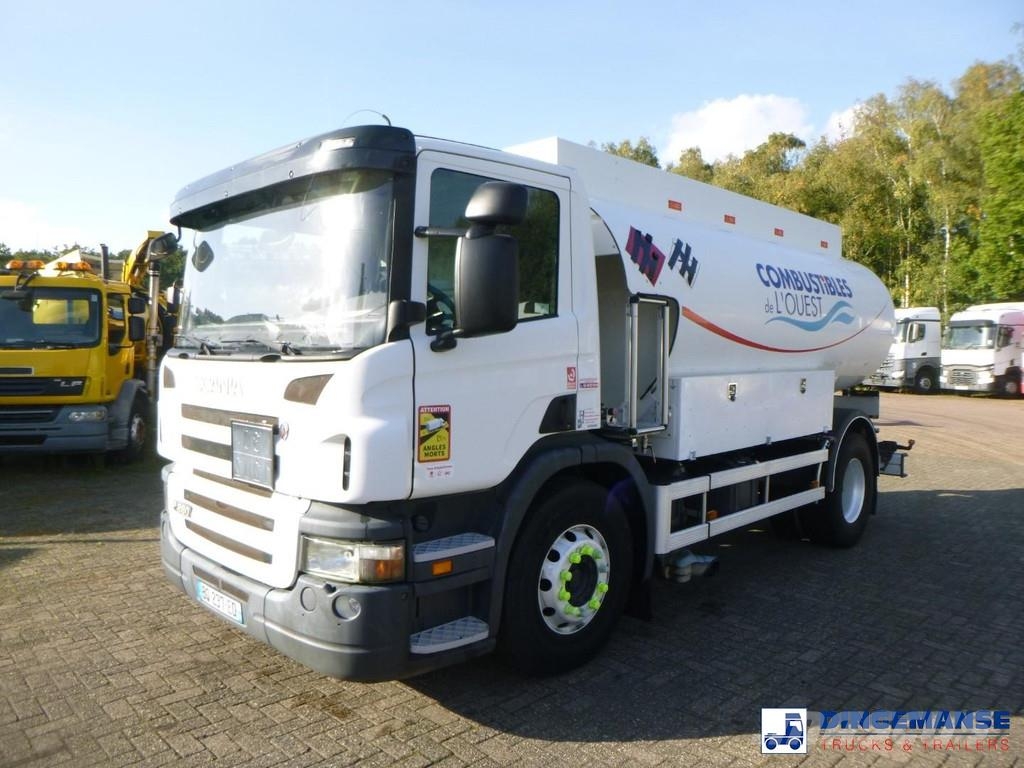 Scania P280 4x2 fuel tank 13.3 m3 / 4 comp Tankwagen