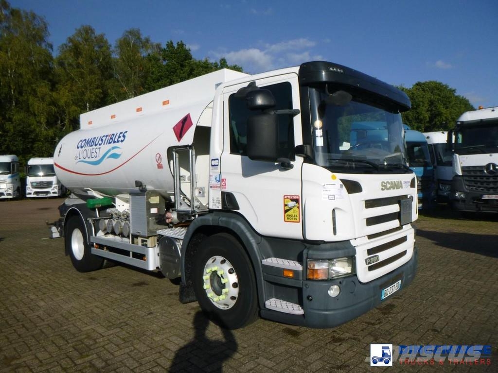 Scania P280 4x2 fuel tank 13.3 m3 / 4 comp Tankwagen