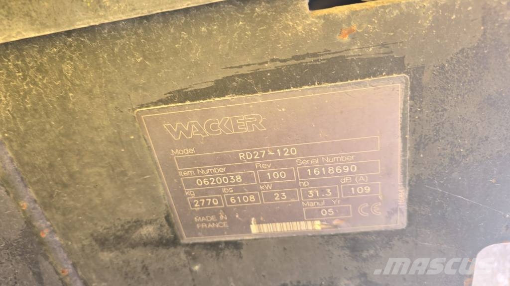 Wacker RD27-120 Cilindri compactori dubli