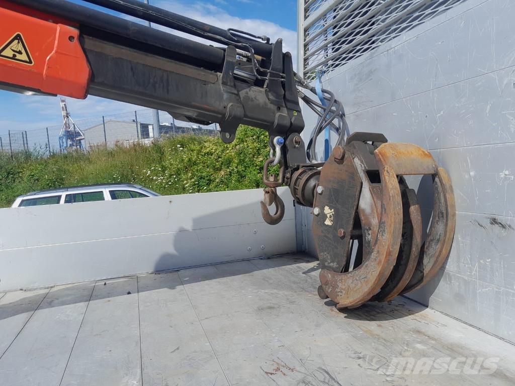MAN TGL 8.180 3 Seitenkipper mit abnehmbaren Heckkran Kranwagen