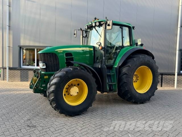 John Deere 7530 Autopower, TLS, FH+PTO, Lucht Tractors