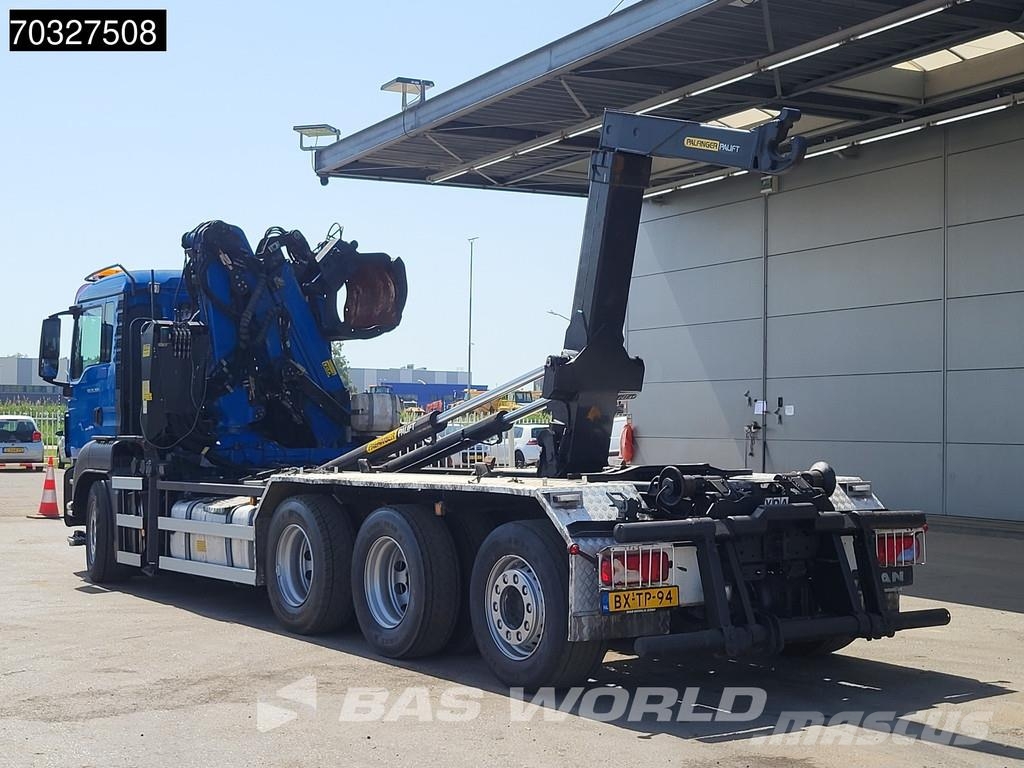 MAN TGS 35.360 TGS 8X4 Palfinger Q170Z95TR Z-Crane + H Camiones elevadores de gancho