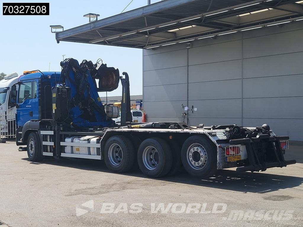 MAN TGS 35.360 TGS 8X4 Palfinger Q170Z95TR Z-Crane + H Camiones elevadores de gancho