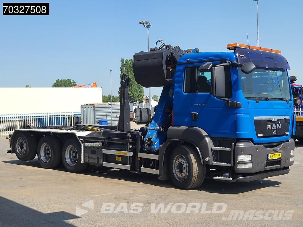 MAN TGS 35.360 TGS 8X4 Palfinger Q170Z95TR Z-Crane + H Camiones elevadores de gancho