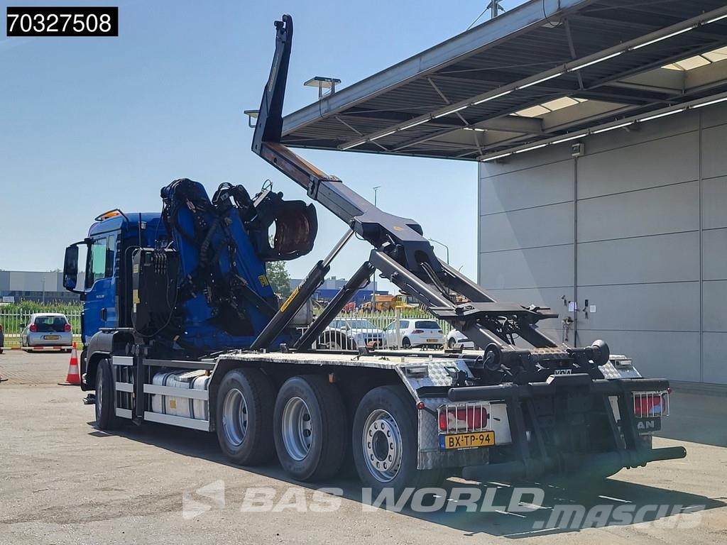 MAN TGS 35.360 TGS 8X4 Palfinger Q170Z95TR Z-Crane + H Hakowce