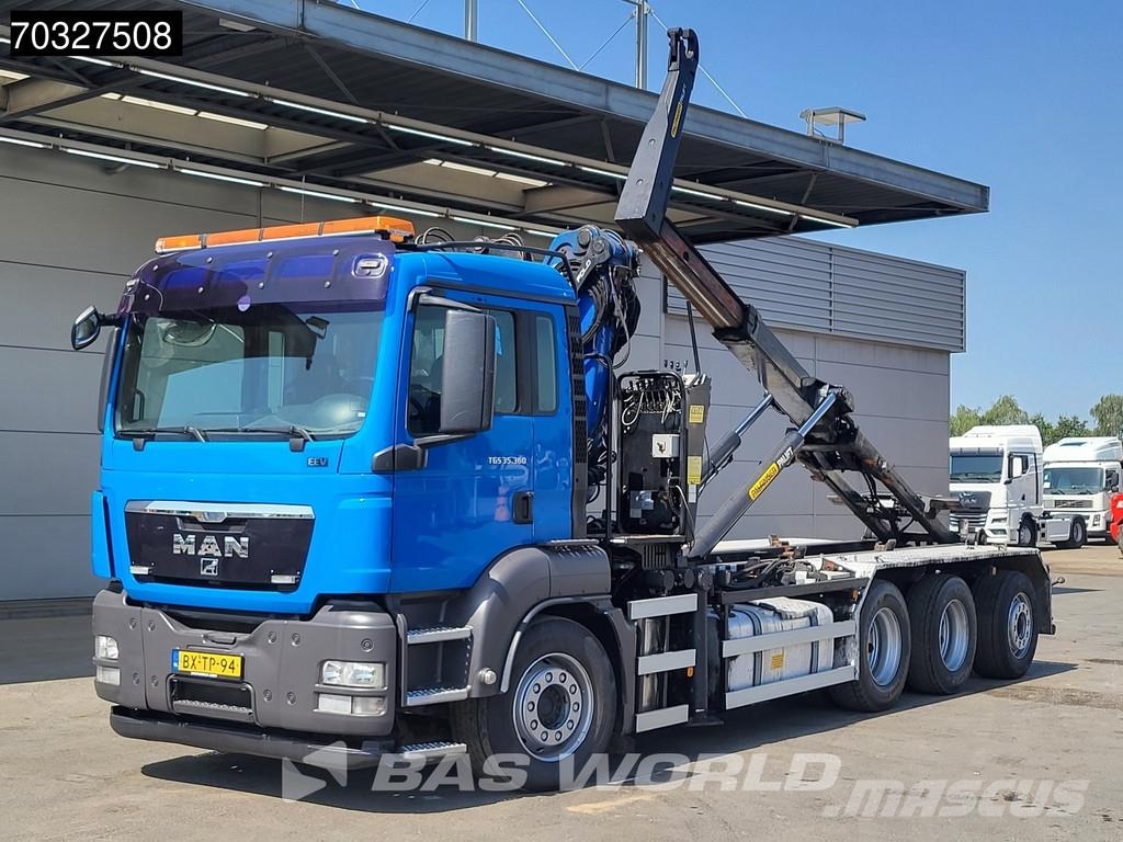 MAN TGS 35.360 TGS 8X4 Palfinger Q170Z95TR Z-Crane + H Hakowce