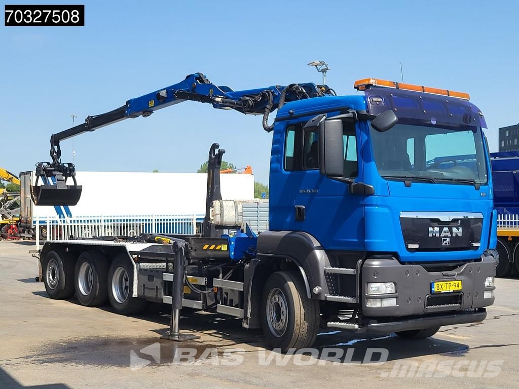 MAN TGS 35.360 TGS 8X4 Palfinger Q170Z95TR Z-Crane + H Camiones elevadores de gancho