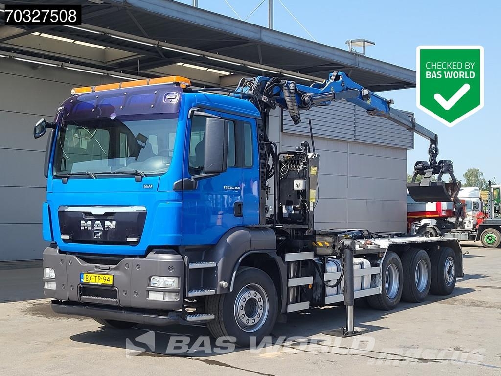 MAN TGS 35.360 TGS 8X4 Palfinger Q170Z95TR Z-Crane + H Camiones elevadores de gancho