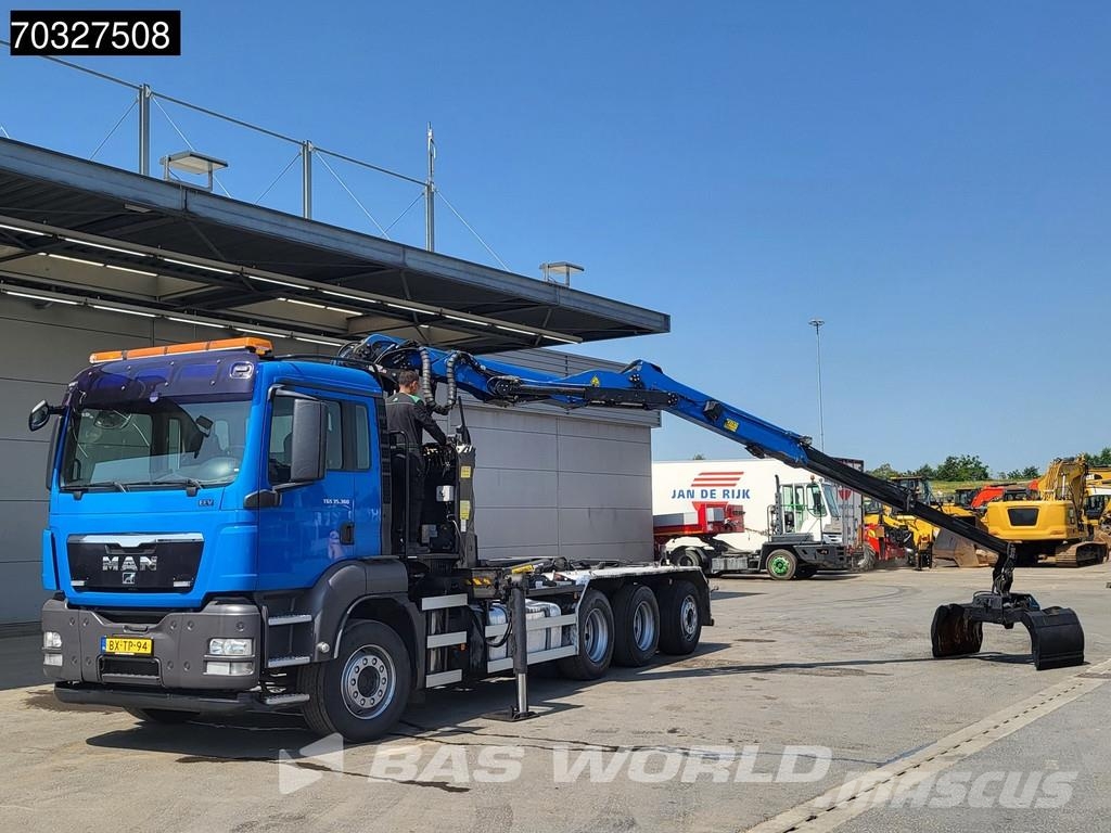MAN TGS 35.360 TGS 8X4 Palfinger Q170Z95TR Z-Crane + H Hakowce
