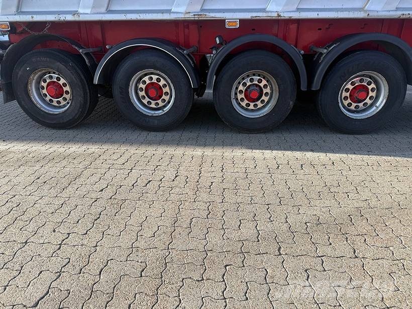 HK TIPPER 4 axle Hardox Tipper / 4 achse Hardox kipper Savivartės puspriekabės