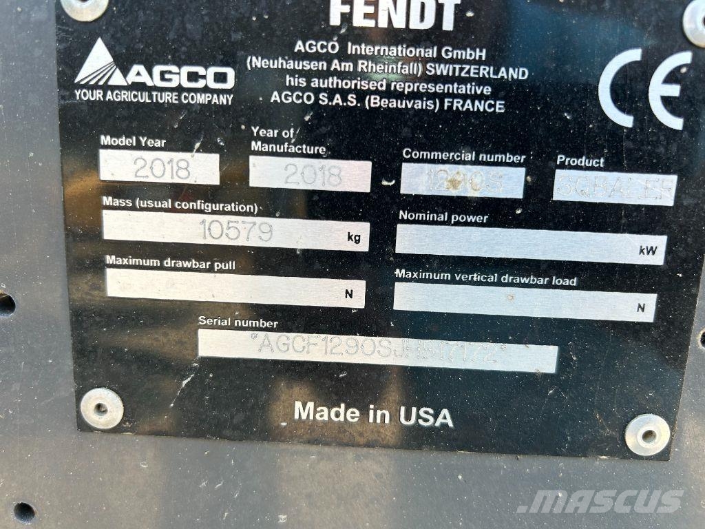 Fendt 1290 SXD Тюкові прес-підбирачі