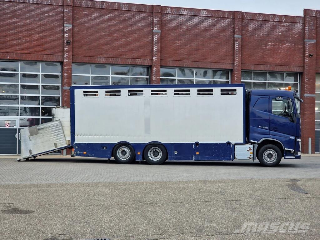 Volvo FH 13.420 6x2 - 1 deck livestock - Manual gearbox Tovornjaki za prevoz živine