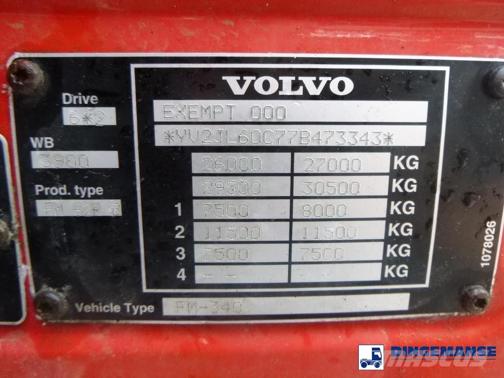 Volvo FM9 340 6x2 RHD Vema 333 TFL fire truck Itfaiye araçlari
