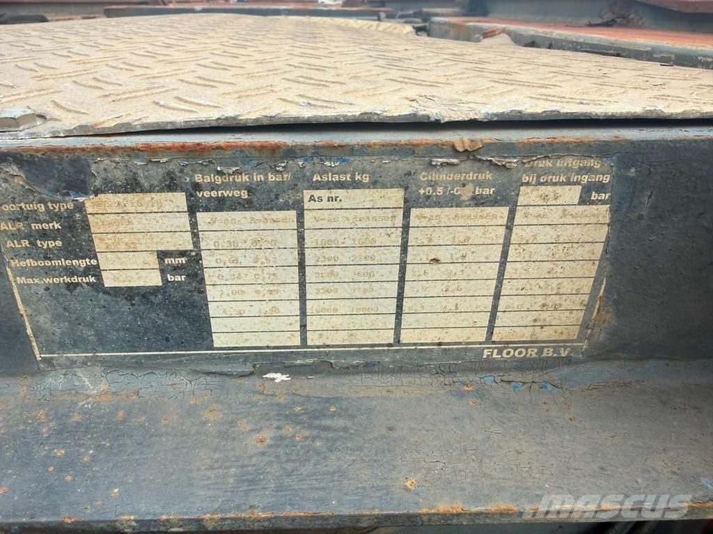 Floor FLKA-10-10 2 AXLE BPW - TIPPER CHASSIS Containerchassis