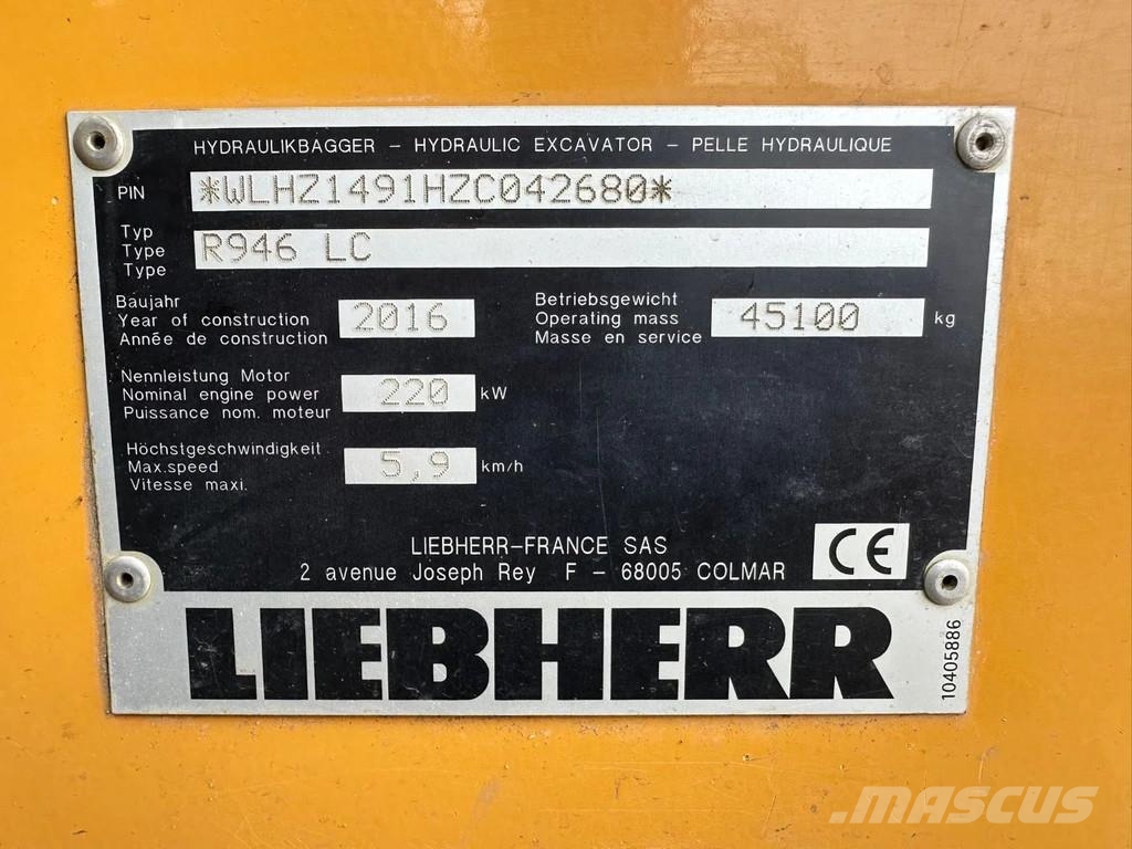 Liebherr R946LC Beltegraver