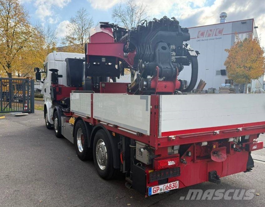 Scania R 490 LB 8 x 2 x 6 I Palfinger PK 165.002 TEC G Grúas cargadoras
