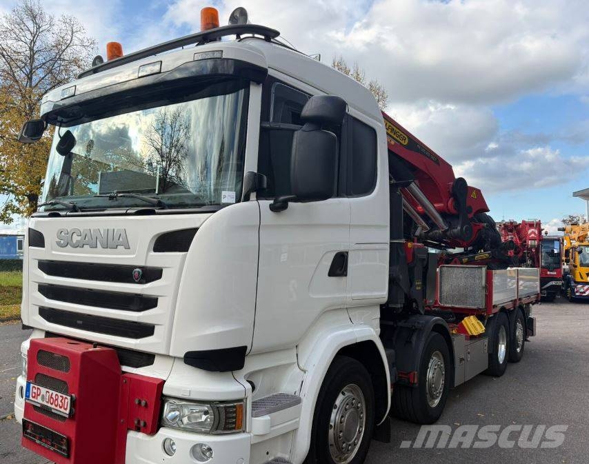 Scania R 490 LB 8 x 2 x 6 I Palfinger PK 165.002 TEC G Grúas cargadoras