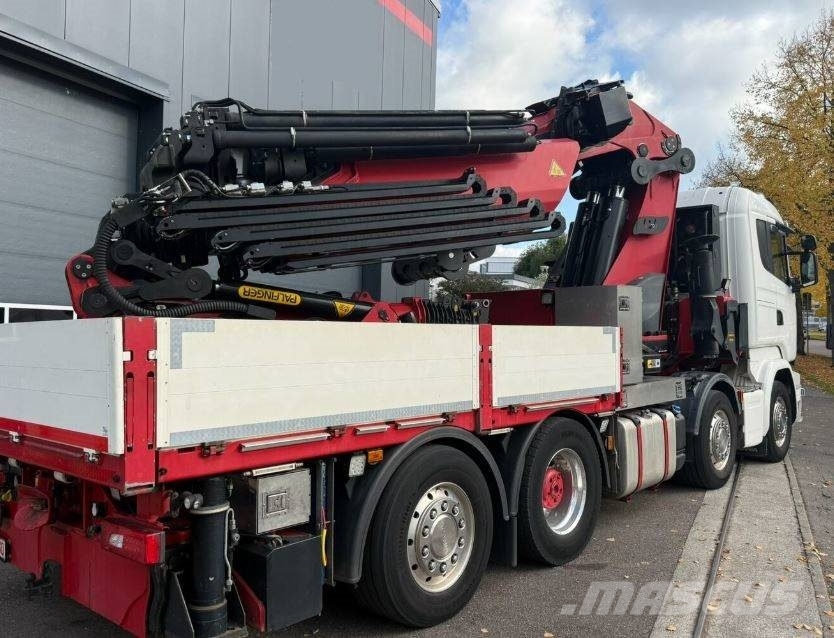Scania R 490 LB 8 x 2 x 6 I Palfinger PK 165.002 TEC G Grúas cargadoras