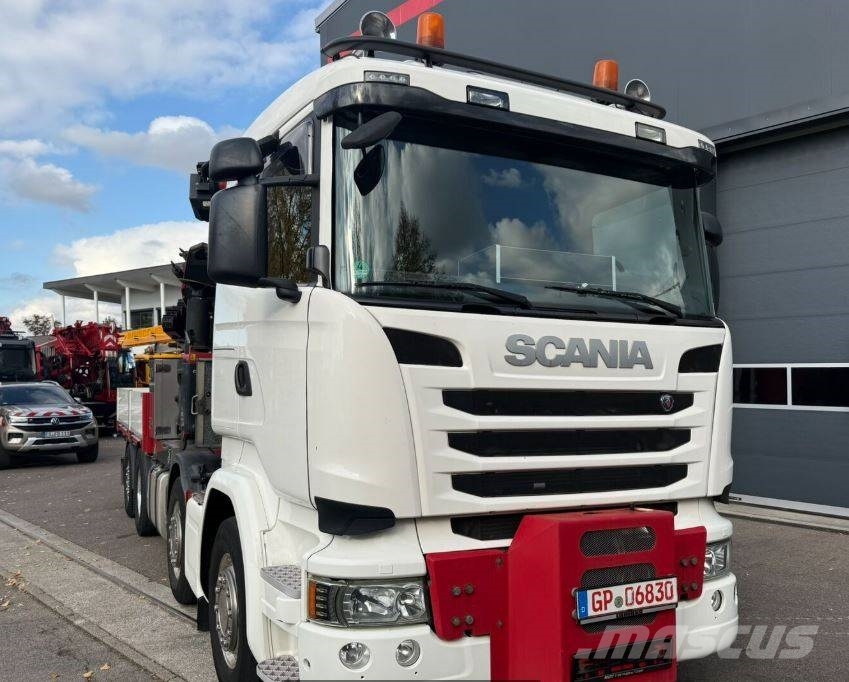 Scania R 490 LB 8 x 2 x 6 I Palfinger PK 165.002 TEC G Grúas cargadoras