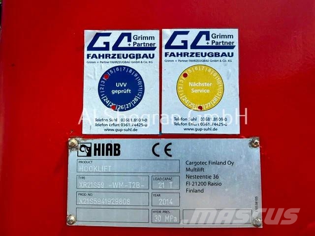 Scania R450 6x2/Hiab 21T/Retarder/Lenk/Liftachse Camiones elevadores de gancho