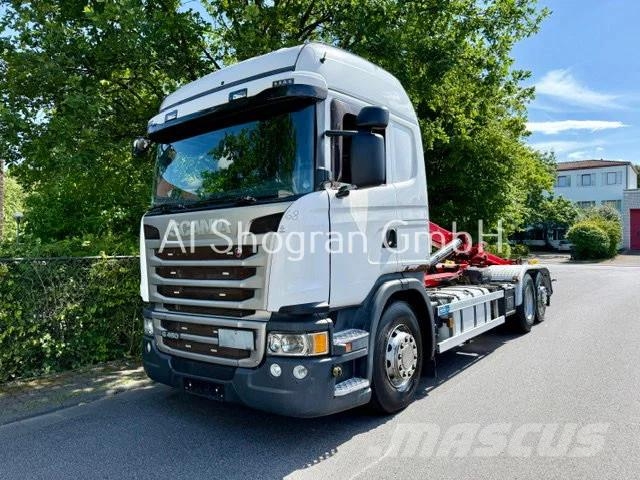 Scania R450 6x2/Hiab 21T/Retarder/Lenk/Liftachse Camiones elevadores de gancho