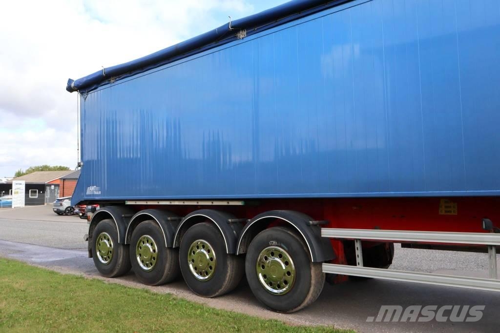 AMT TK400 4 akslet 60 m3 fisketrailer Semi-trailer med tip