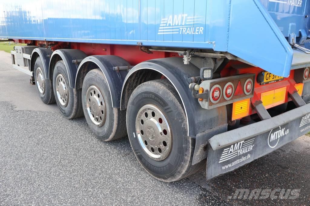 AMT TK400 4 akslet 60 m3 fisketrailer Semi-trailer med tip