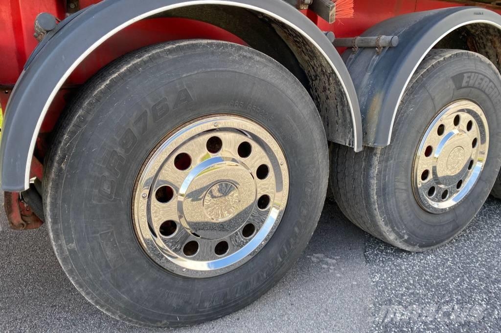 AMT TK400 4 akslet 60 m3 fisketrailer Semi-trailer med tip